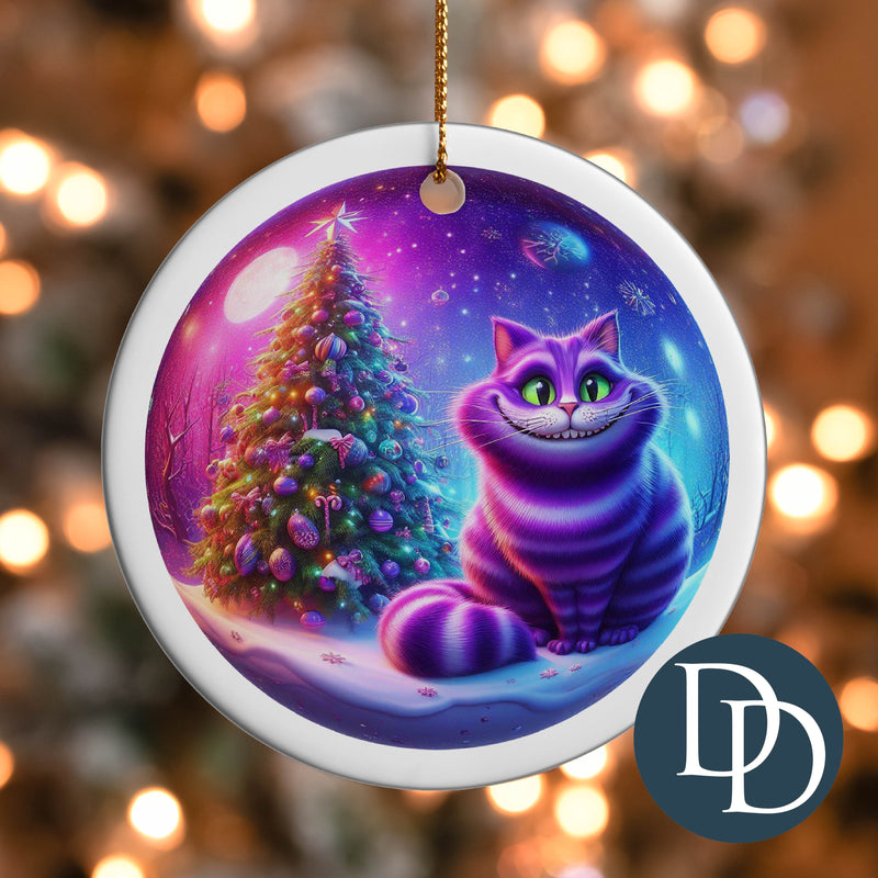 Colorful Chesh Cat *UV DTF Ornament Decal*