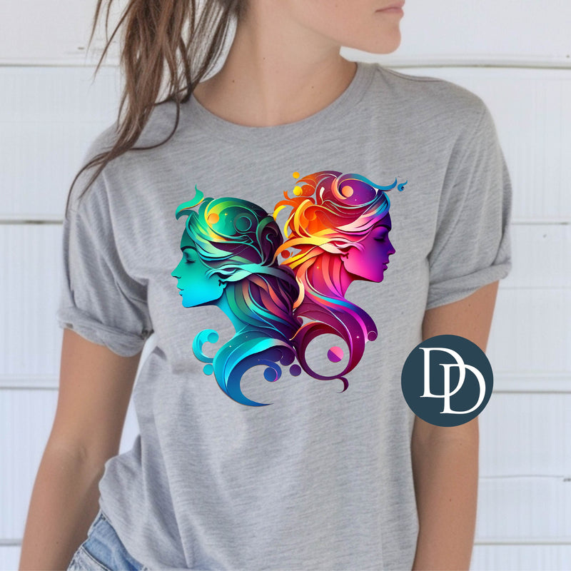 Colorful Gemini *DTF Transfer*