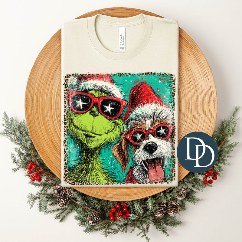 Colorful Grnch And Max *DTF Transfer*