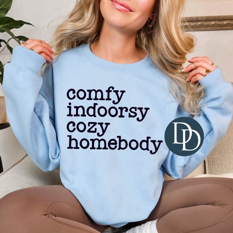 Comfy Indoorsy Cozy Homebody *DTF Transfer*