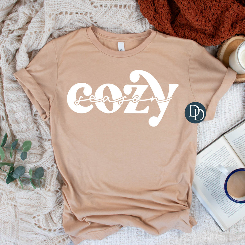 Oversized Cozy Season (White Ink) - NOT RESTOCKING - *Screen Print Transfer*