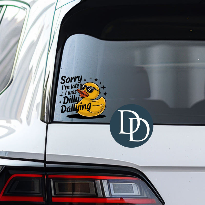 Dilly Dallying Duck *UV DTF Decal*