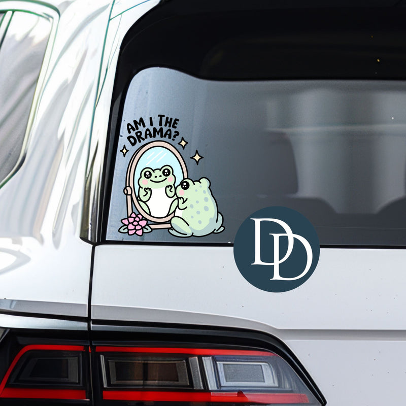 Drama Frog Reflection *UV DTF Decal*