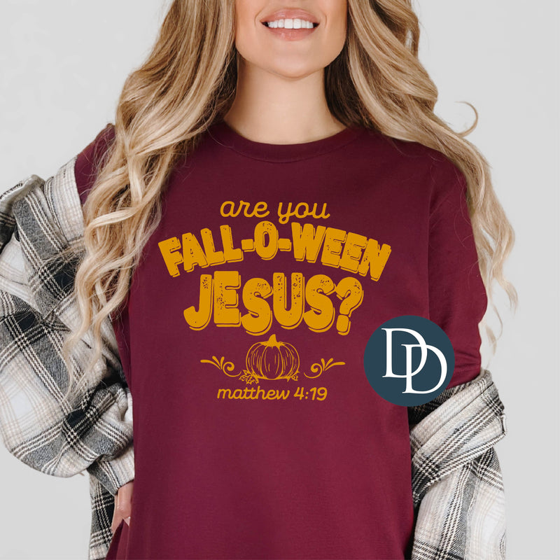 Fall-o-Ween Jesus Pumpkin *DTF Transfer*