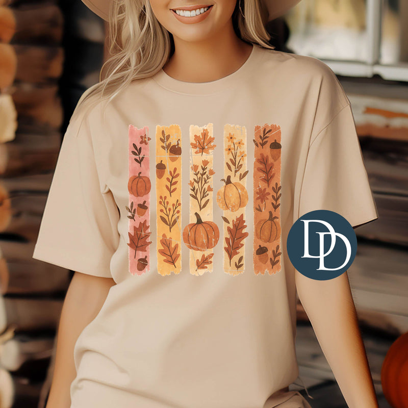 Fall Pumpkin Brushstrokes *DTF Transfer*