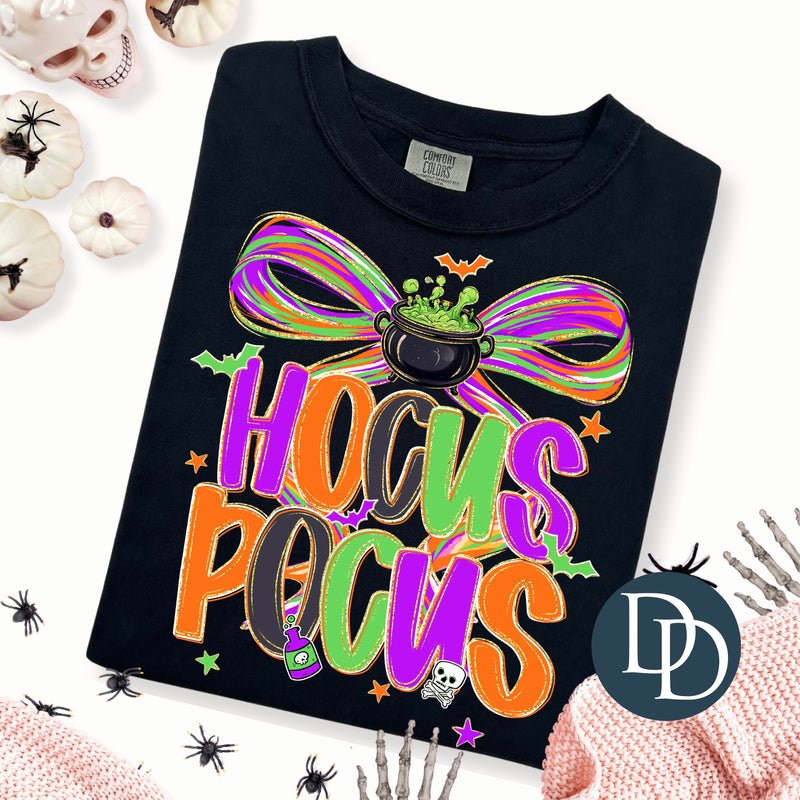 Faux Glitter Colorful Hocus Pocus *DTF Transfer*