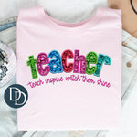 Faux Sequin Teacher *DTF Transfer*