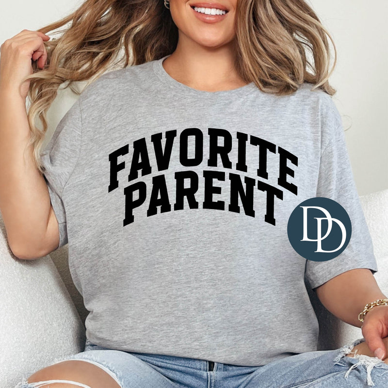 Favorite Parent (Black Ink) *Screen Print Transfer*