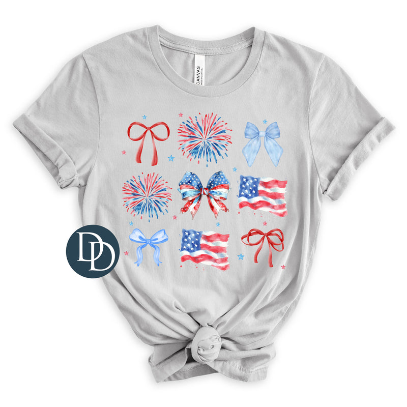 Flag Firework Coquette *DTF Transfer*