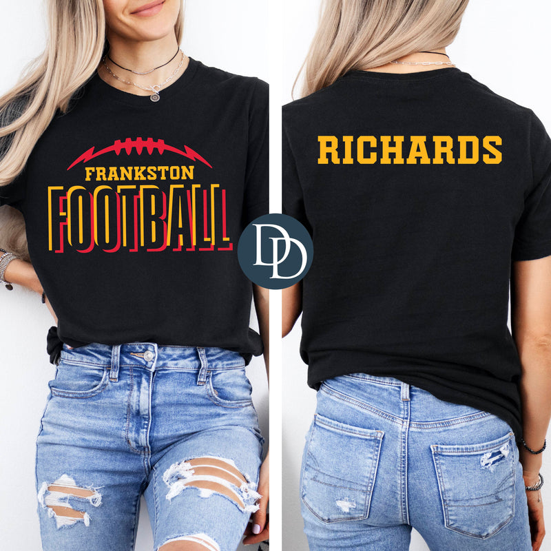 Football Knockout Team With Name Semi-Custom *DTF Transfer*