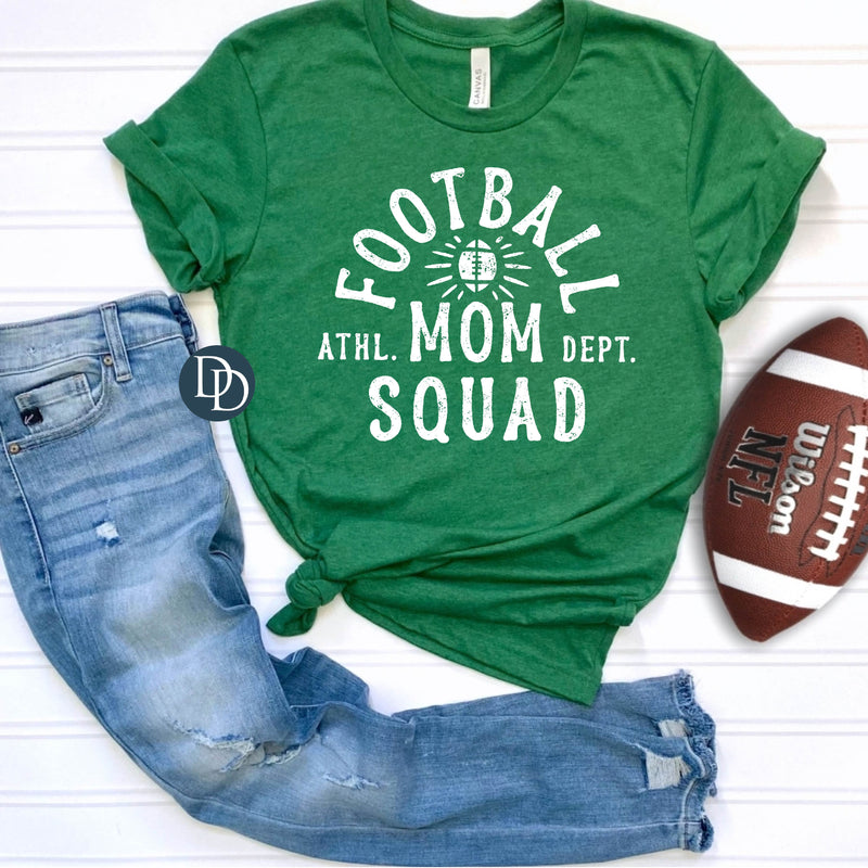 Football Mom Squad (White Ink) *Screen Print Transfer*