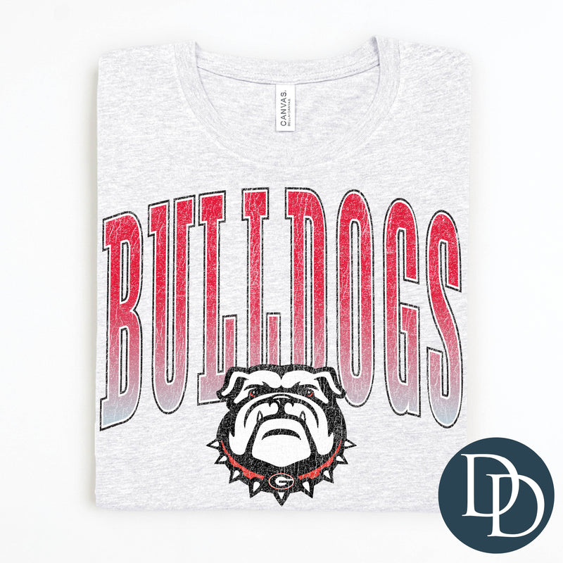 GA Dogs Distressed Arch *DTF Transfer*