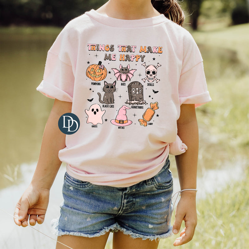 Girls Halloween Things That Make Me Happy *DTF Transfer*