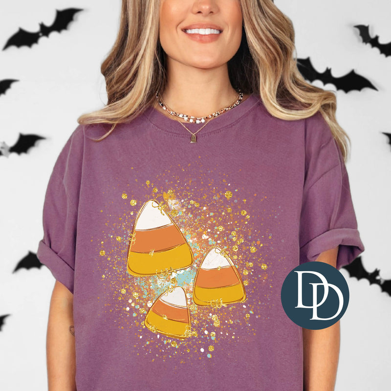 OVERSIZED Glitter Candy Corn *DTF Transfer*