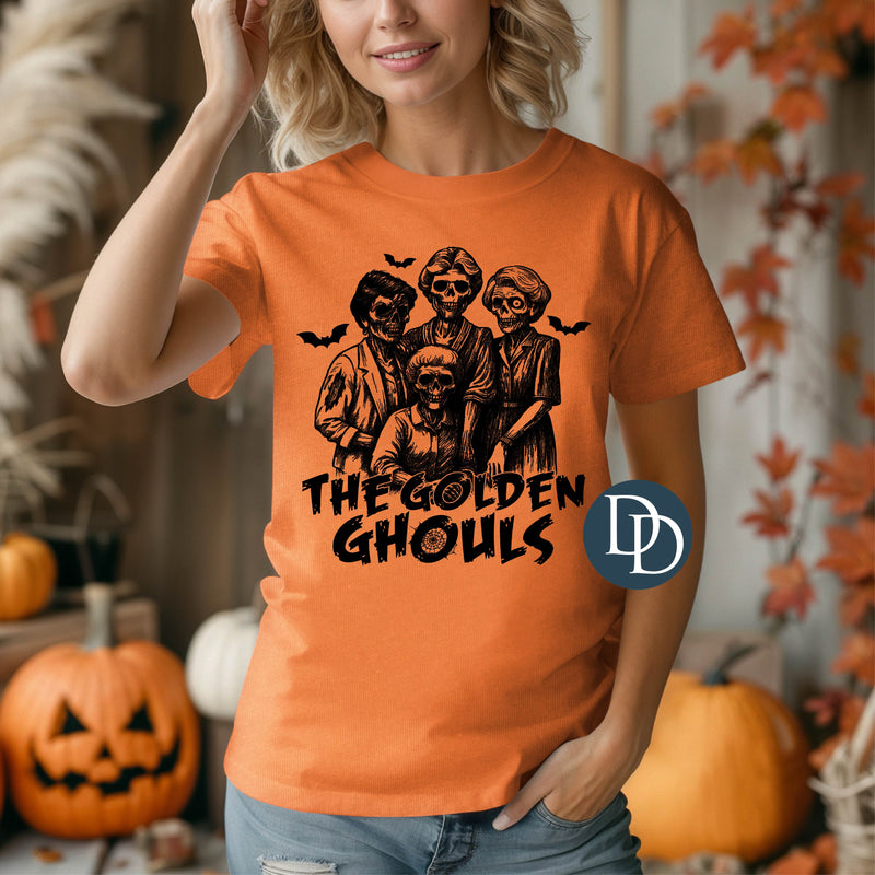 Golden Ghouls (Black Ink) - NOT RESTOCKING - *Screen Print Transfer*