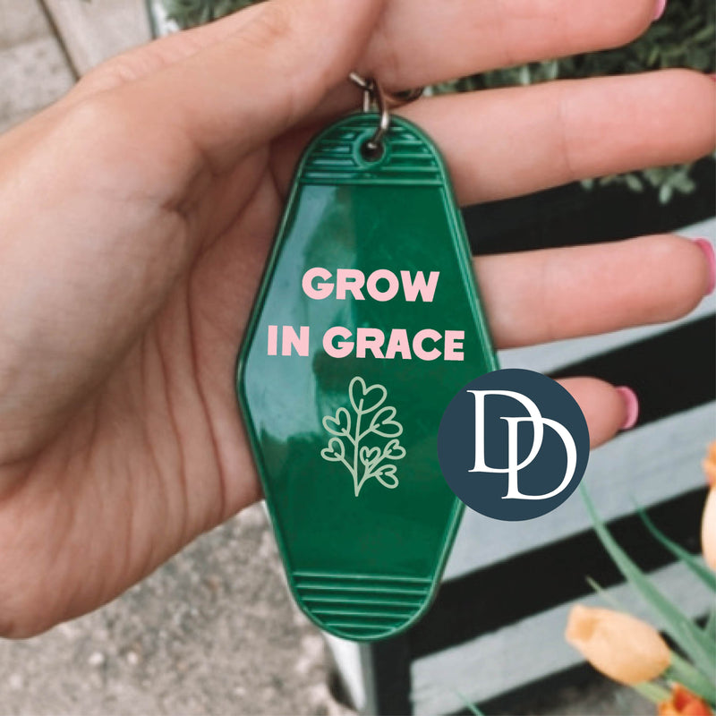 Grow In Grace Bouquet *Motel Keychain UV DTF Decal*