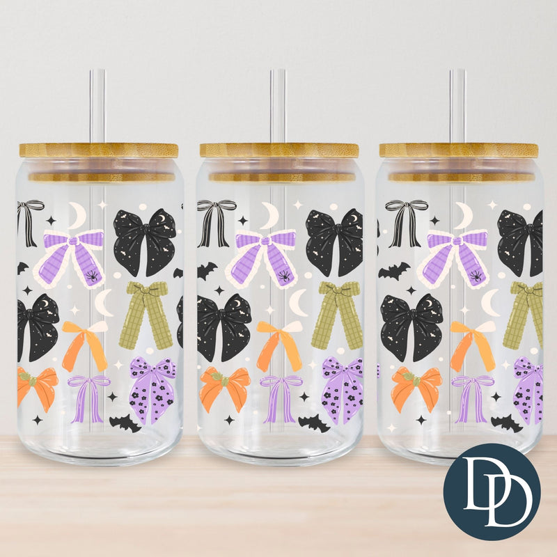 Halloween Bows and Bats *UV DTF Cup Wrap*