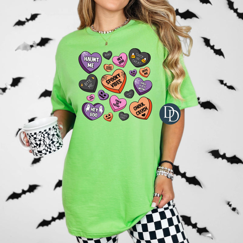 Halloween Candy Hearts *DTF Transfer*