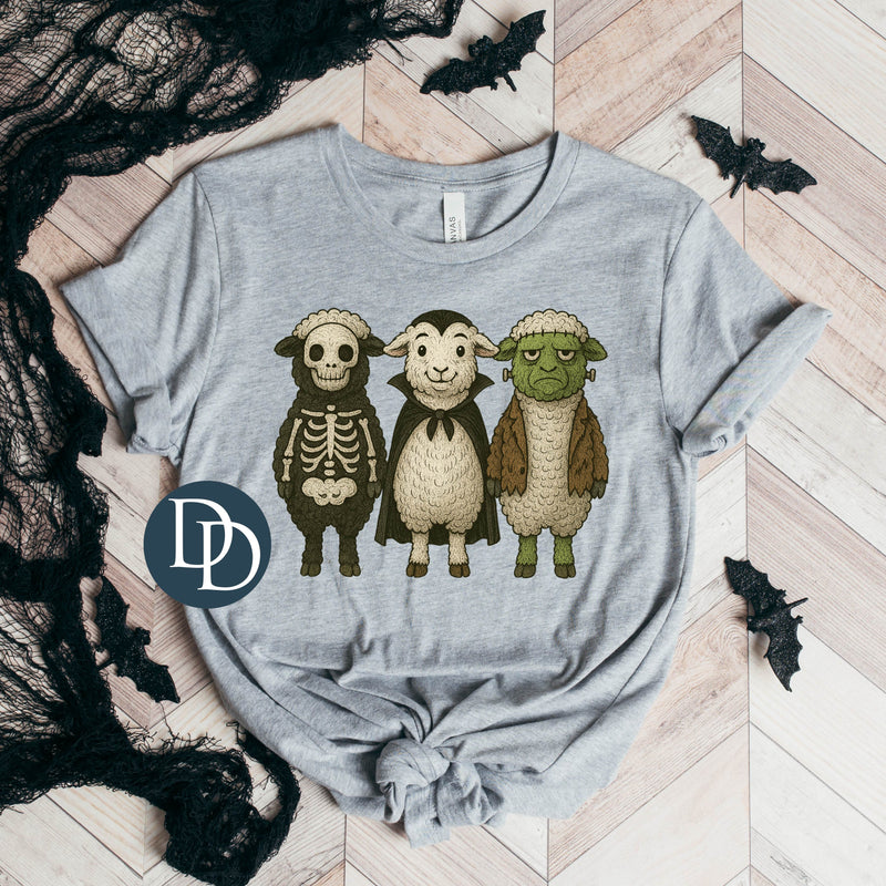 Halloween Costume Sheep Trio *DTF Transfer*