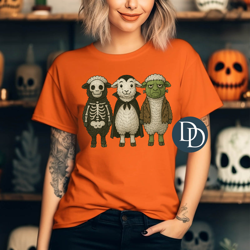 Halloween Costume Sheep Trio *DTF Transfer*