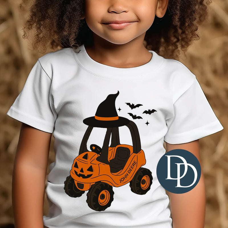 Halloween Tractor Car *DTF Transfer*