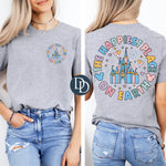 OVERSIZED Happiest Place Castle with Pocket *DTF Transfer*