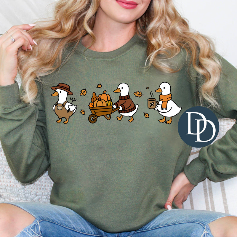 Harvest Geese Trio *DTF Transfer*