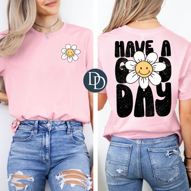 Oversized Have A Good Day With Pocket Accent *DTF Transfer*