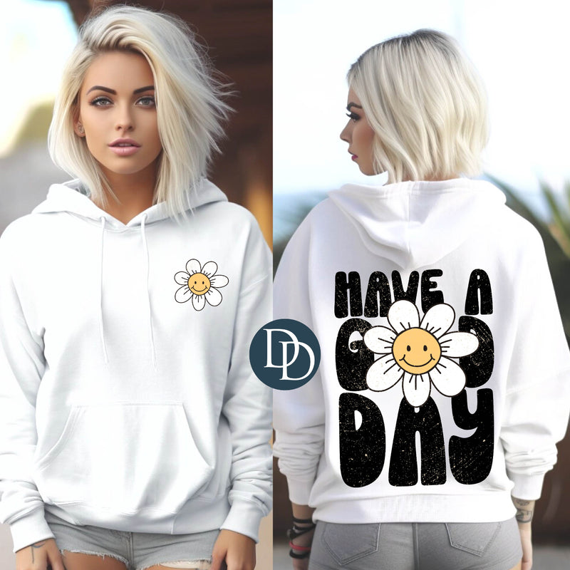 Oversized Have A Good Day With Pocket Accent *DTF Transfer*