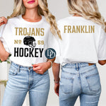 Hockey Team With Name & Number Semi-Custom *DTF Transfer*