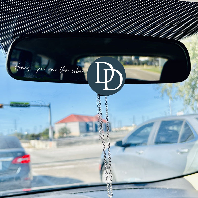 Honey You are the Vibe Script *Rearview Mirror UV DTF Decal*