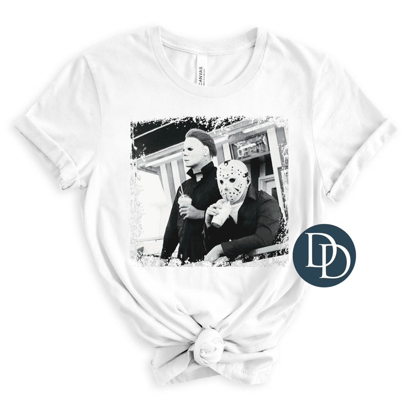 Horror Besties Coffee Date *DTF Transfer*