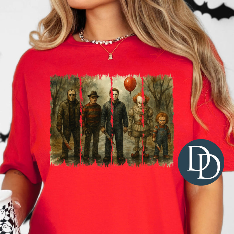 Horror Oil Painting Brushstrokes *DTF Transfer*