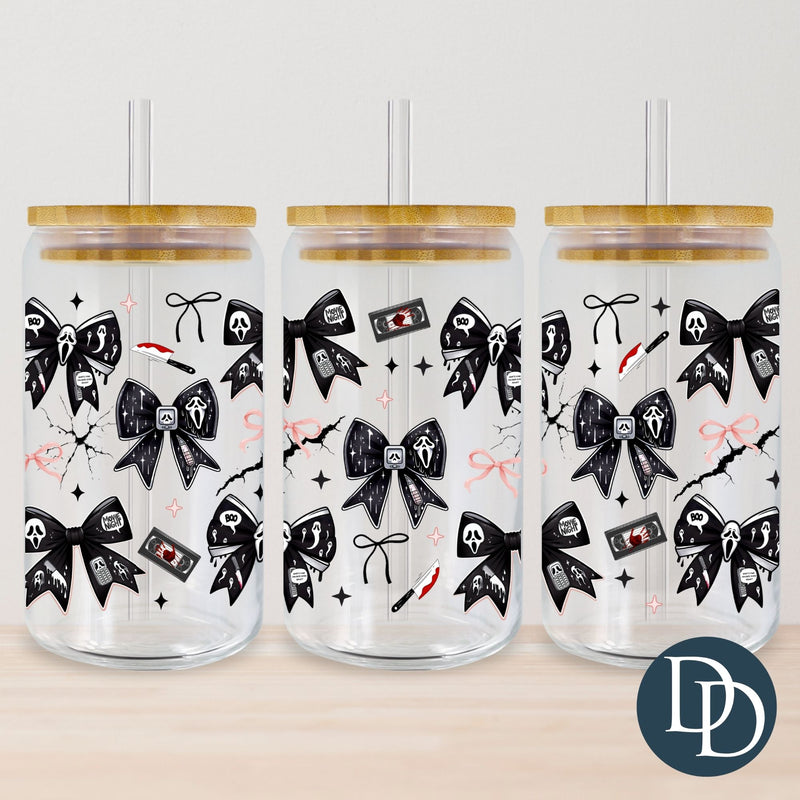 Horror Scream Bows *UV DTF Cup Wrap*