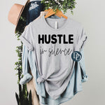 Hustle In Silence (Black Ink) *Screen Print Transfer*