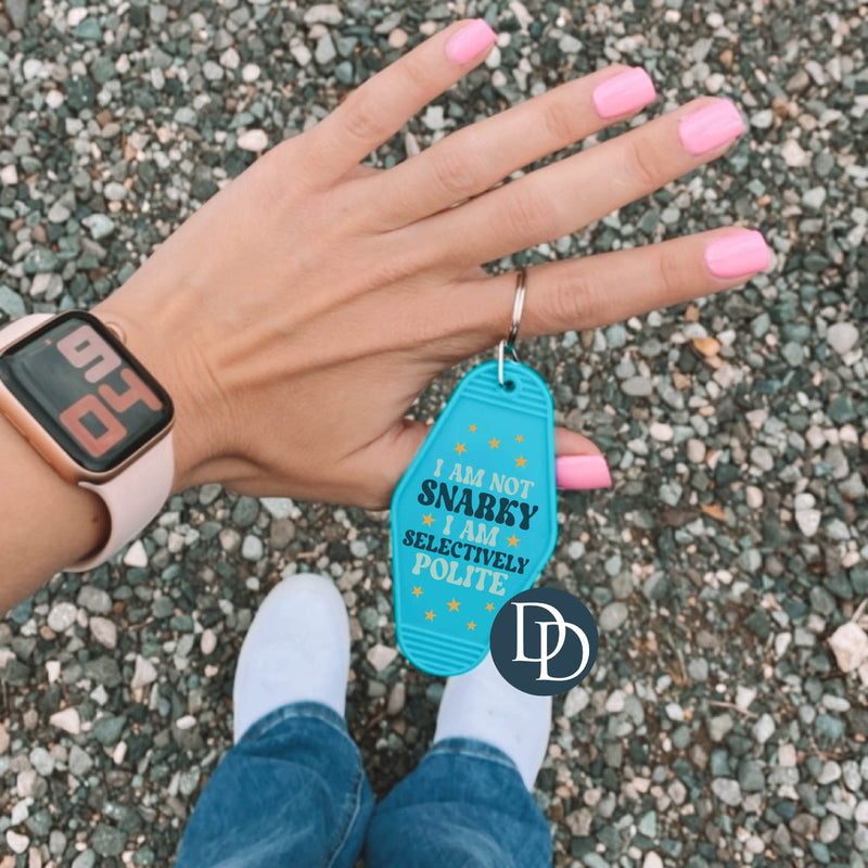 I Am Not Snarky *Motel Keychain UV DTF Decal*