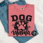 Dog Mama Paw Splash (Black Ink)*Screen Print Transfer*