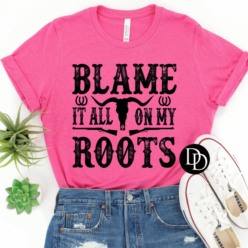 Blame It (Black Ink) - NOT RESTOCKING - *Screen Print Transfer*