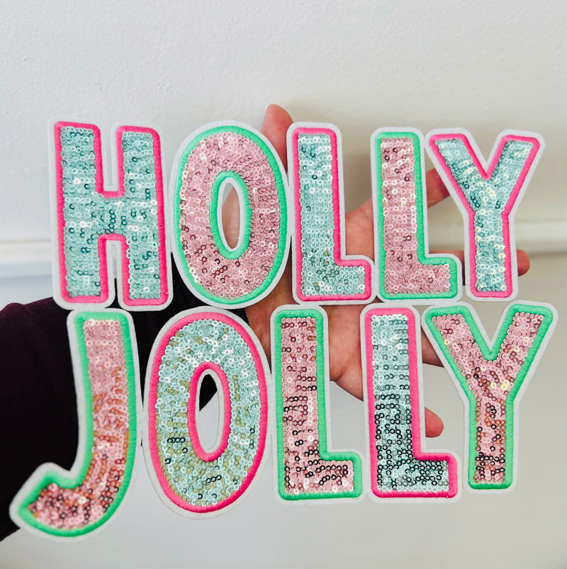 Holly Jolly *Sequin Patch*