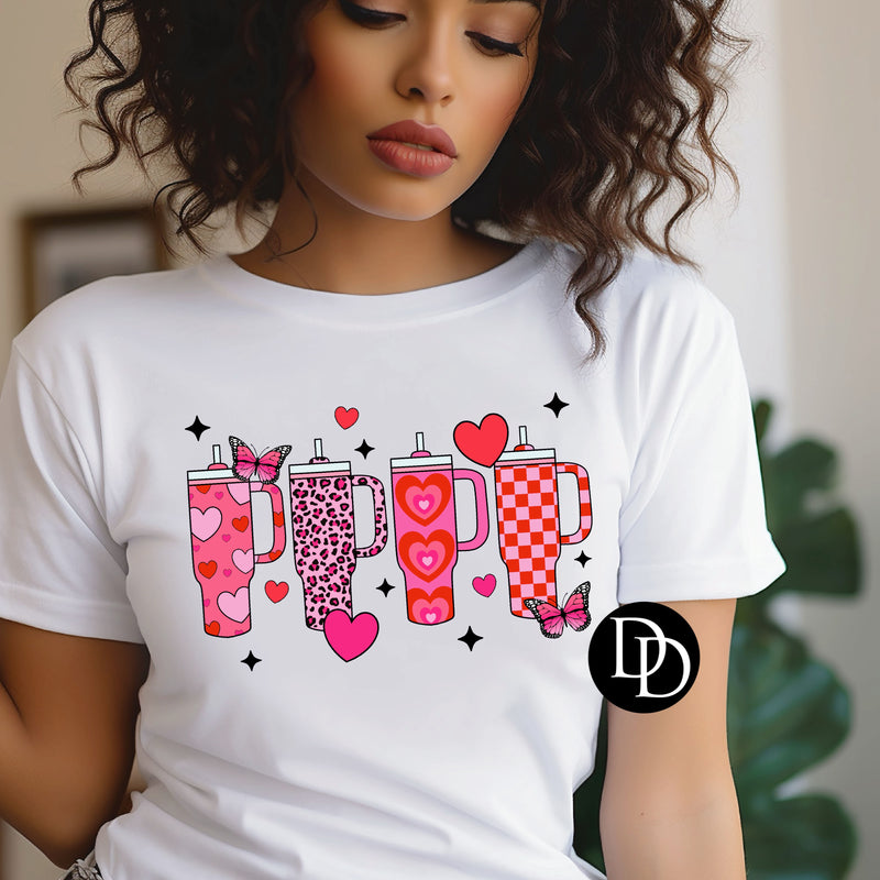 40oz Valentine Tumblers *Sublimation Print Transfer*