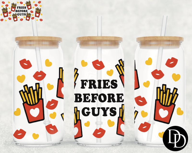 Fries Before Guys Lips UV DTF Cup Wrap