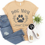 Dog Mom Social Club Oversized (Cool Grey Ink) - NOT RESTOCKING - *Screen Print Transfer*