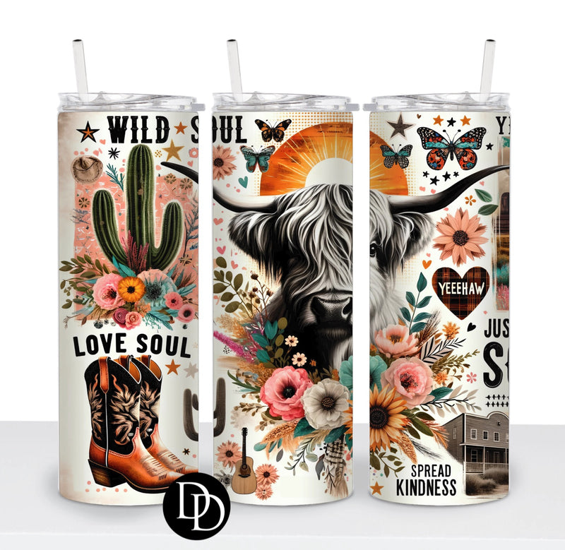 Wild Soul Love Soul *Sublimation Print Transfer*