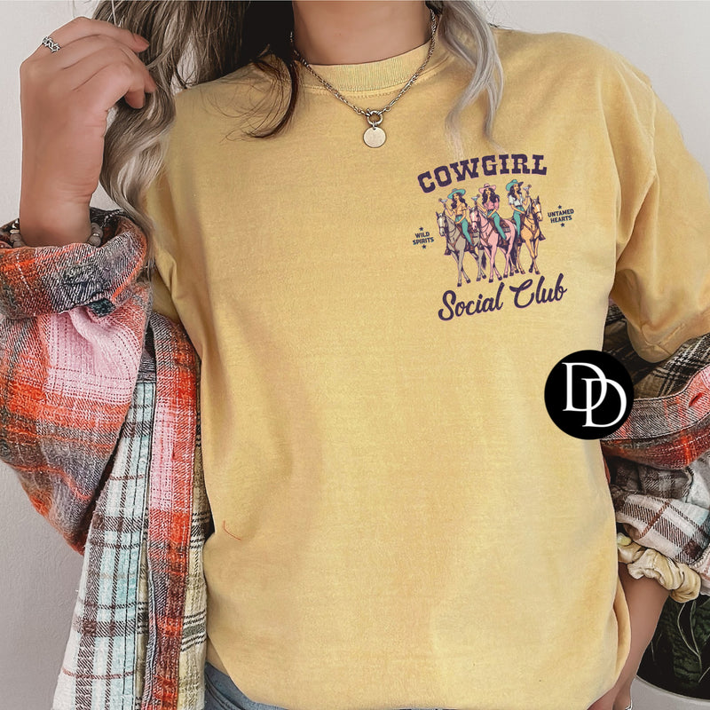 Cowgirl Social Club *DTF Transfer*