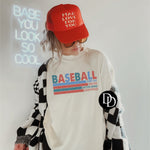 Multicolor Baseball *DTF Transfer*