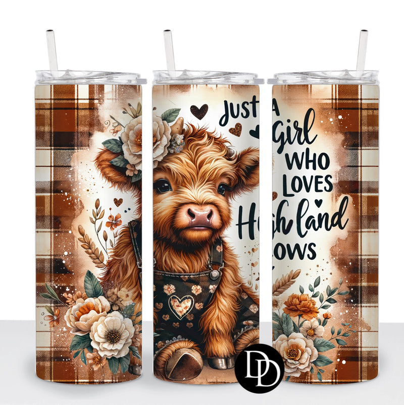 Brown Plaid Highland *Sublimation Print Transfer*