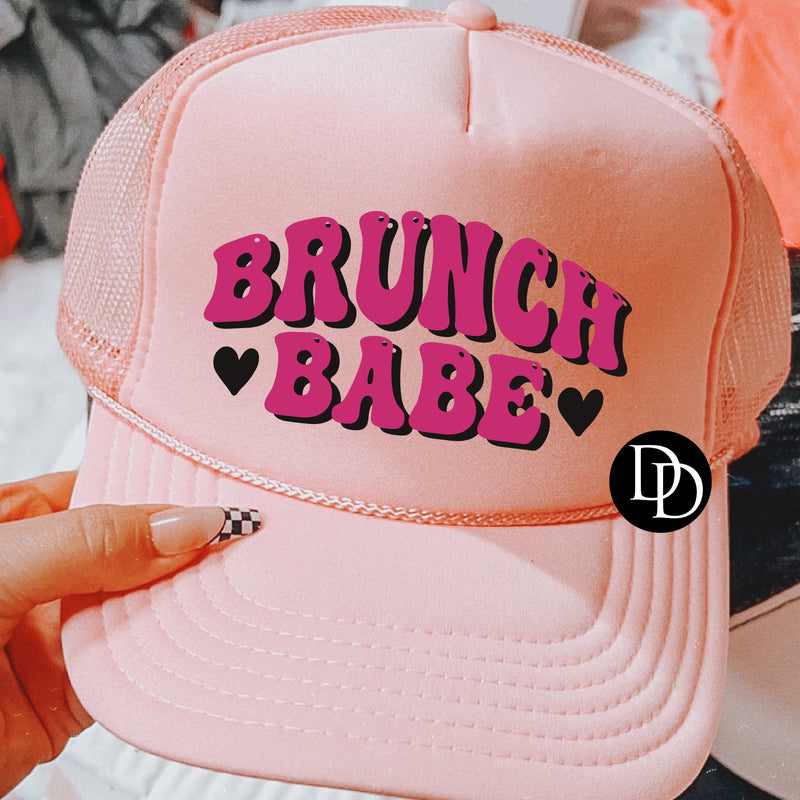 Brunch Babe Pink & Black *DTF Transfer*