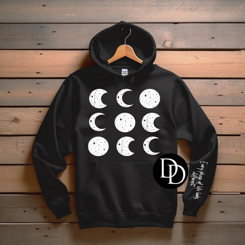 Every Phase With Sleeve Accent (White Ink) - NOT RESTOCKING - *Screen Print Transfer*