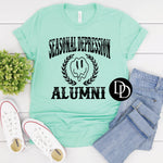 Seasonal Depression Alumni Oversized  (Black Ink) - NOT RESTOCKING - *Screen Print Transfer*