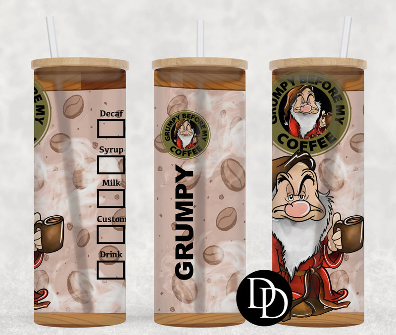 Grumpy Coffee *Sublimation Print Transfer*